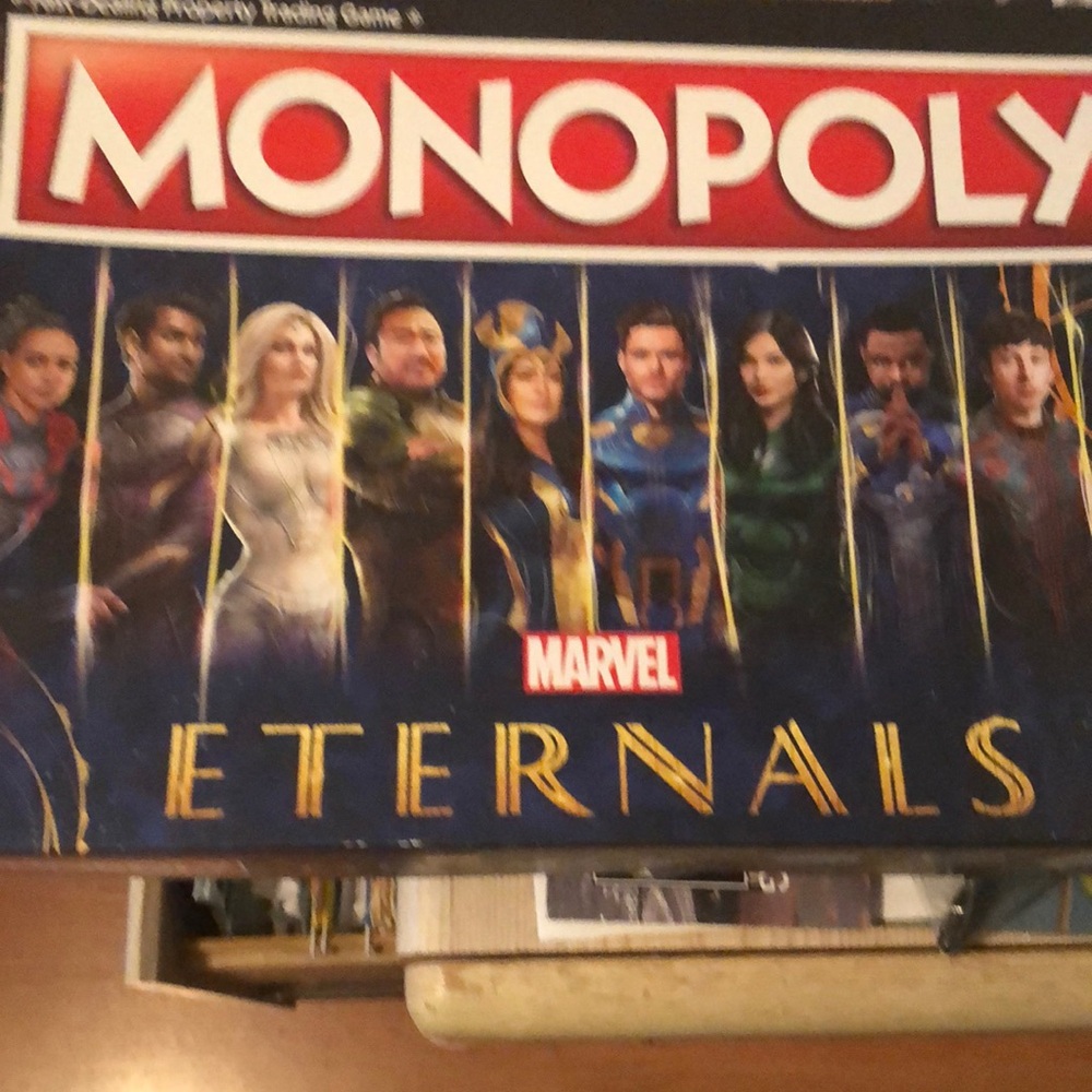 New Marvel Eternals Monopoly Board Game